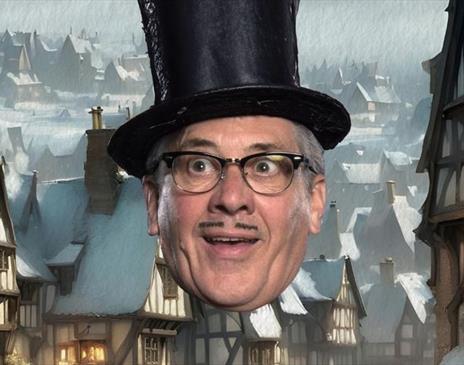 Count Arthur Strong is Charles Dickens in 'A Christmas Carol'