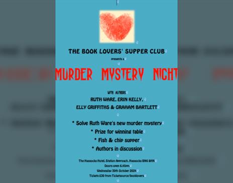 Book Lovers'Supper Club Murder Mystery Night