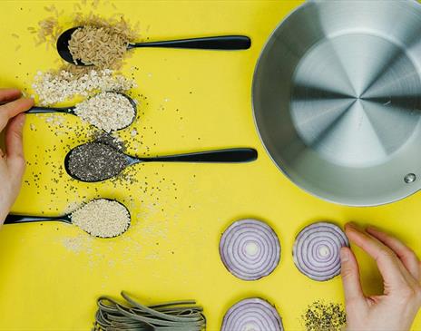 Cooking pot and ingredients