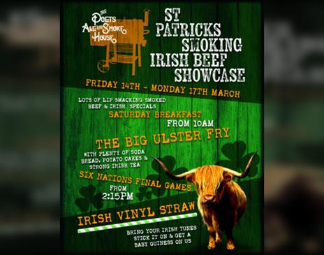 St Patricks Smoking Irish Beef Showcase