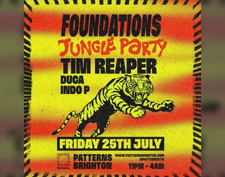 Foundations Jungle Party With Tim Reaper