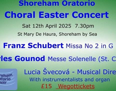 Shoreham Oratorio Easter Choral Concert