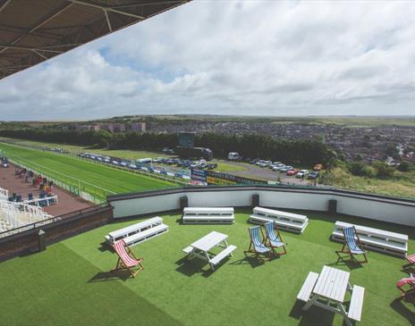 Brighton Racecourse balcony