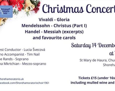 Christmas Concert - Shoreham Oratorio Choir Vivaldi, Handel, Mendelssohn and Carols