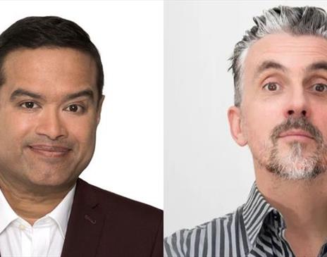 Paul Sinha + Markus Birdman