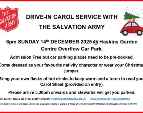 Drive-in Carol Service