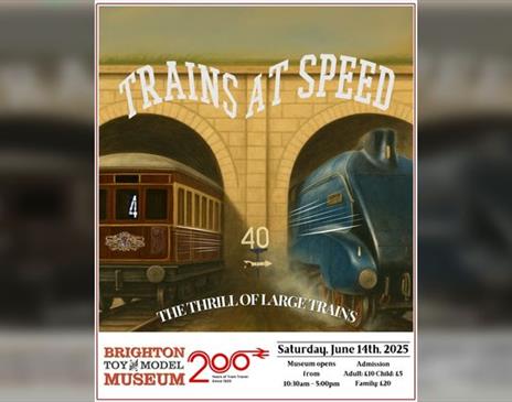 Trains at Speed: Special Train Running Day at Brighton Toy Museum