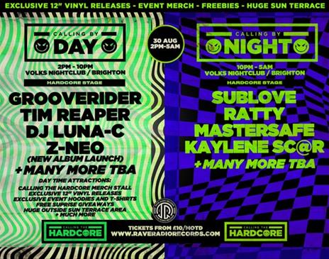 Calling The Hardcore - DJ Grooverider, Tim Reaper, Ratty + Many More