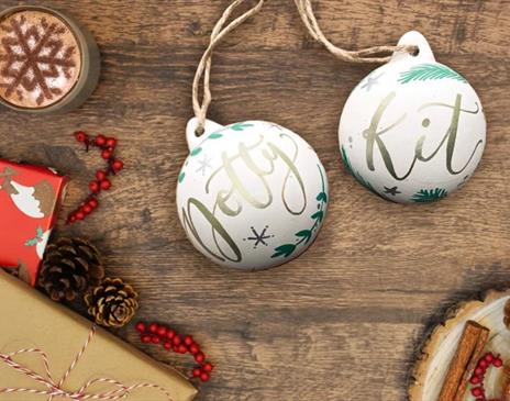 Festive Calligraphy Bauble Workshop