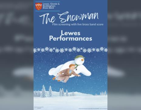 The Snowman with Lewes Brass