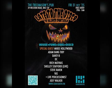 Codesouth Presents Late To The Disco Halloween Spooktacular