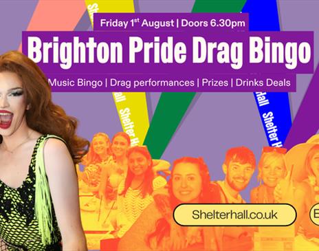 Drag Music Bingo – Brighton Pride Eve at Shelter Hall