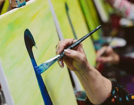 Painting party in Brighton: The Victory