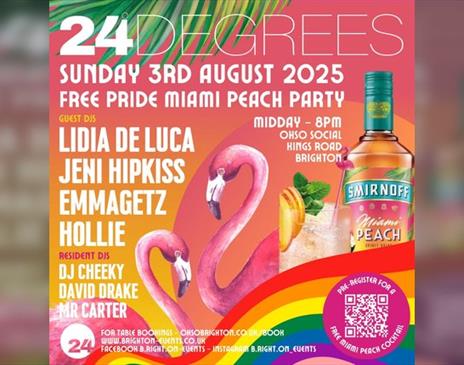 24 Degrees Miami Beach Party - FREE Pride Day Party