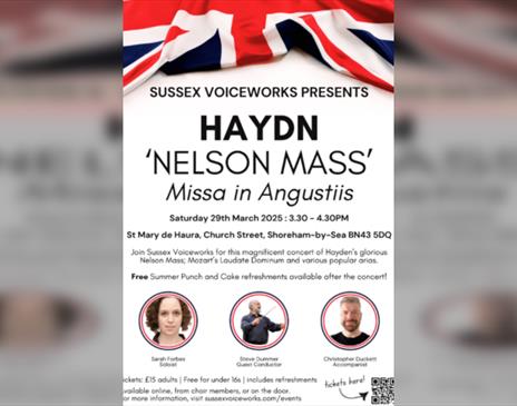 Sussex Voiceworks presents HAYDN NELSON MASS Missa in Angustiis - Spring Concert 2025