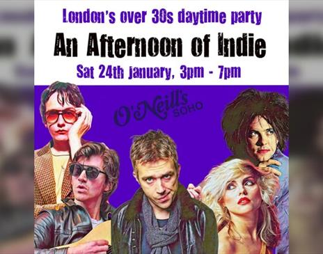 An Afternoon of Indie (over 30s only)