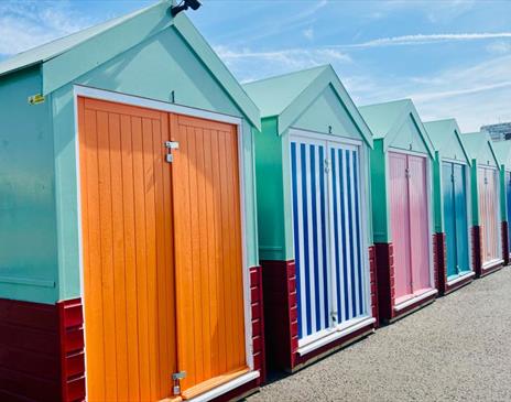 Colourful Hove Huts