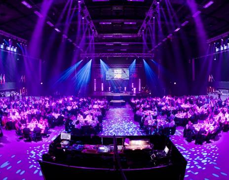 Brighton centre - dinner set up