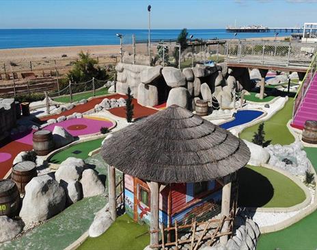 Jungle Rumble golf - view of course