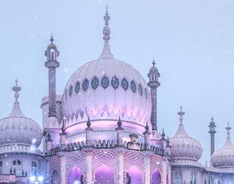 Royal Pavilion in snow