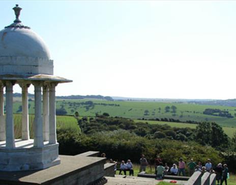 View of The Chattri and Downs