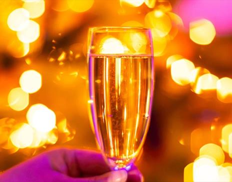 A glass of fizz at Sea Lanes Brighton.