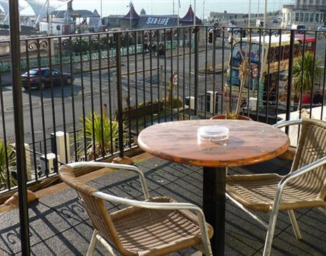 Balcony with sea view