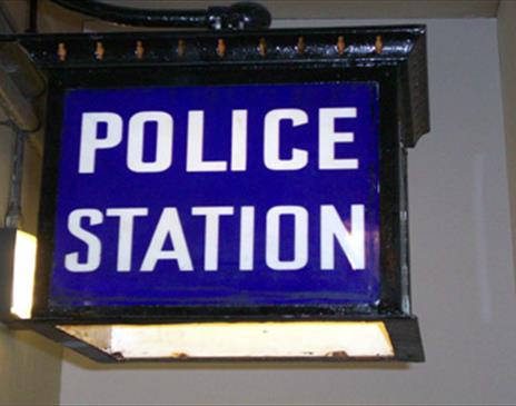 Old Police Cells - Police Station sign