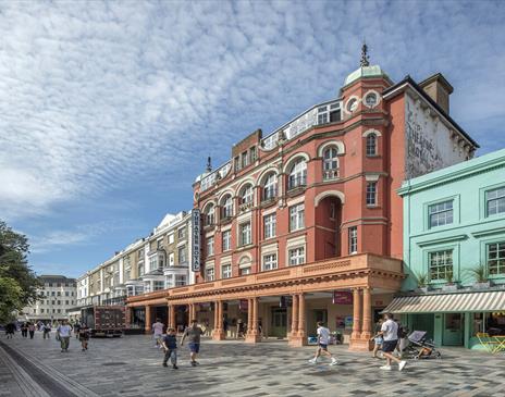 Credit: Morley von Sternberg, Image shows the view of the Theatre Royal Brighton from outside on New Road