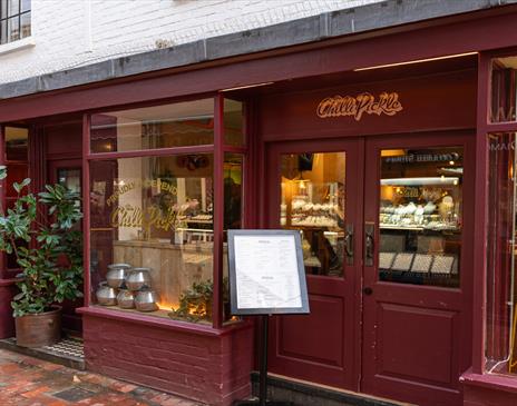 A view from the street of the Chilli Pickle in it's new premises