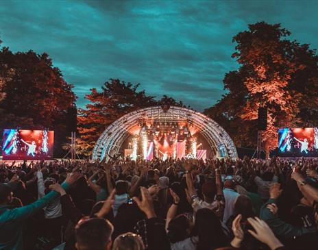 Image courtesy of Could it be Real - Stage at Could it be Real with hundreds of fans in front enjoying the music