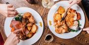 A roast dinner.