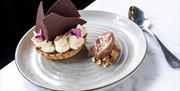 A pretty dessert.