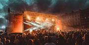 The Glorious Day Festival stage on Hove Lawns