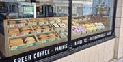 Cornish Bakehouse delicious treats from the shop window.