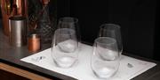 Slake Distillery - glasses