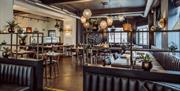 Inside the dining room of The Ginger Pig.