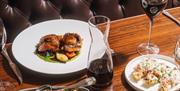 Delicious looking food at The Gingerman Restaurant.