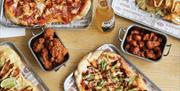 Sharing plates at Bench Bar