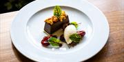 A dessert plate.