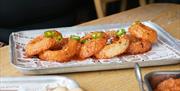 Crispy fried food at Bench Bar