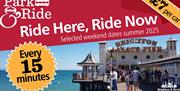 Promotional image for the new park & ride scheme in Brighton