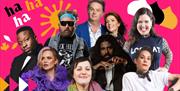 Brighton Comedy Festival - image shows a group of headliner comedians taking part in the comedy festival.