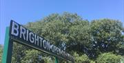 Brighton Open Air Theatre sign