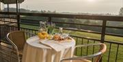 Breakfast on balcony