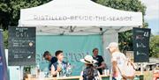 Brighton Gin stall at an outdoor event