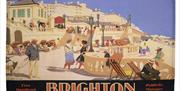 Brighton Poster Tea Towel