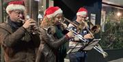 Brass Band playing in Brighton