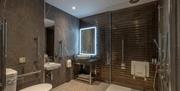 Large bathroom.