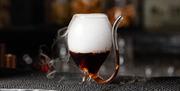 A smoking cocktail.